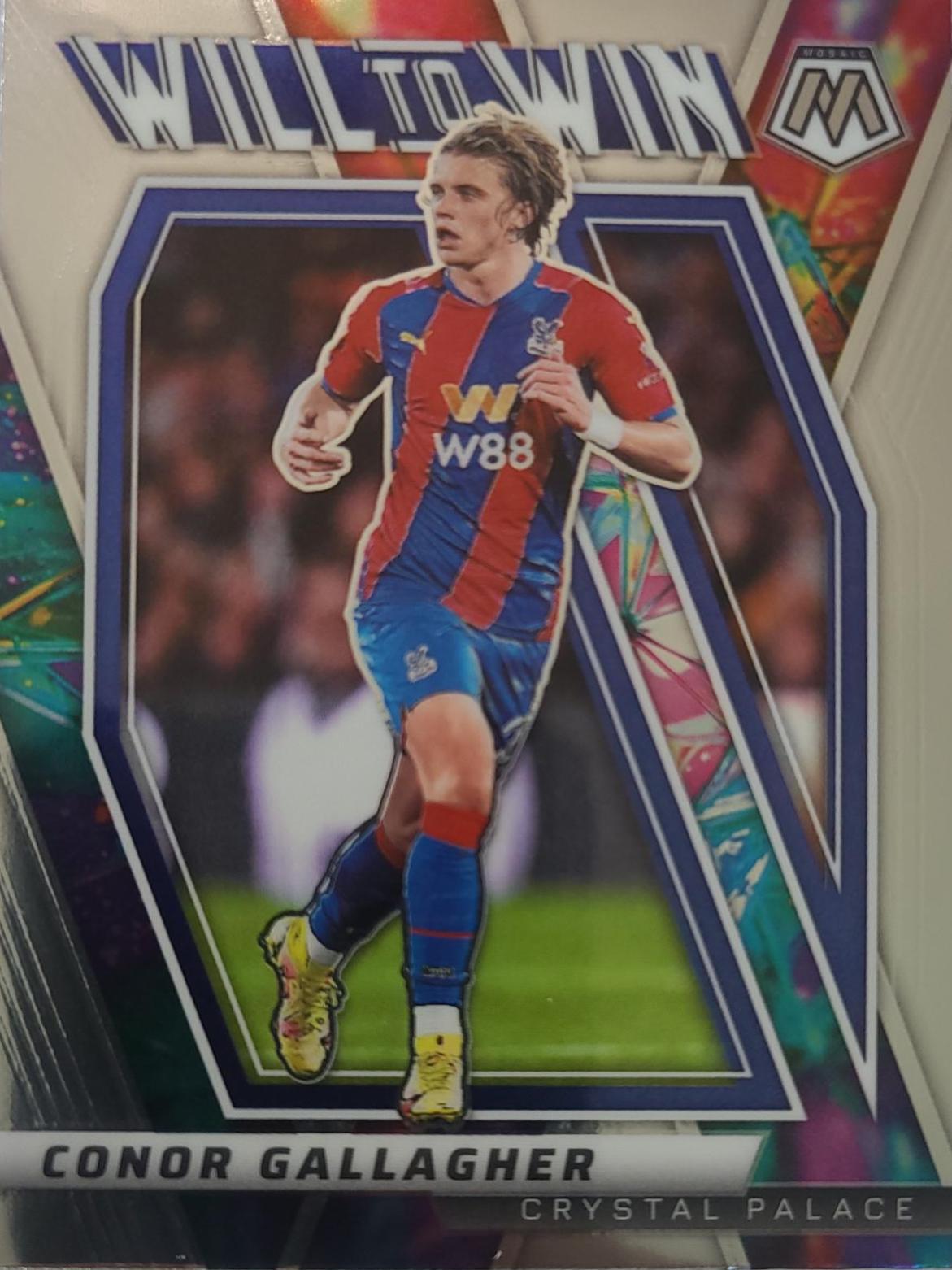 Conor Gallagher #14 Soccer Cards 2021 Panini Mosaic Premier League Will to Win