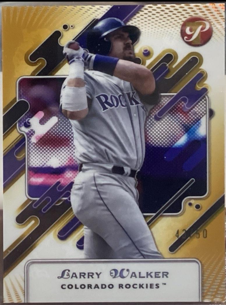 Larry Walker [Gold Refractor] #113