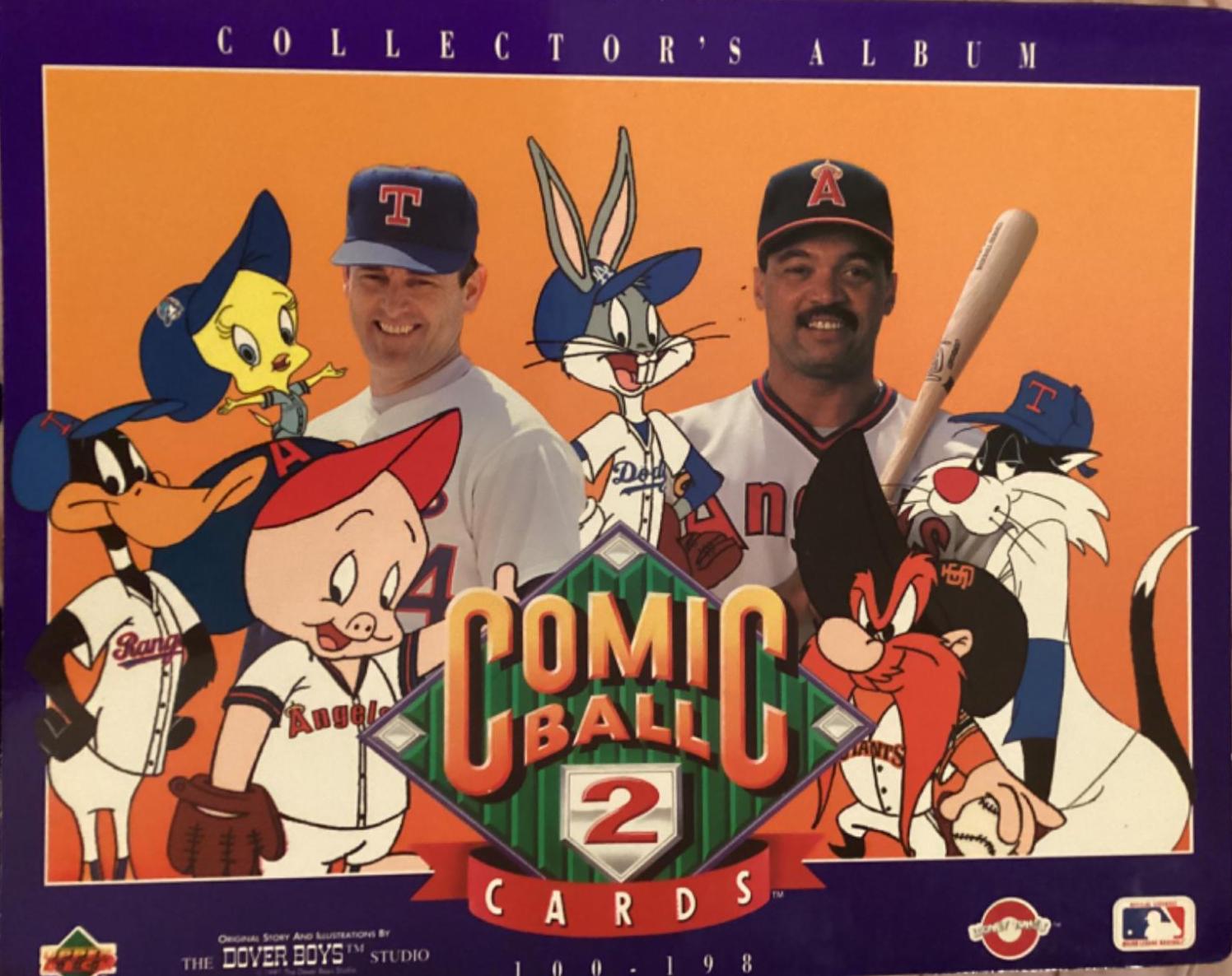 Complete Set 2 Baseball Cards 1991 Upper Deck Comic Ball 2