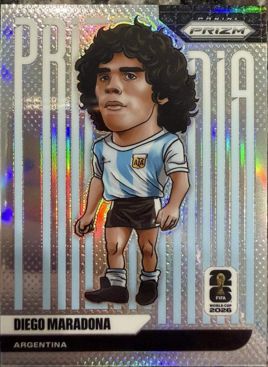 Diego Maradona #30 2026 Panini Prizm FIFA Prizmania