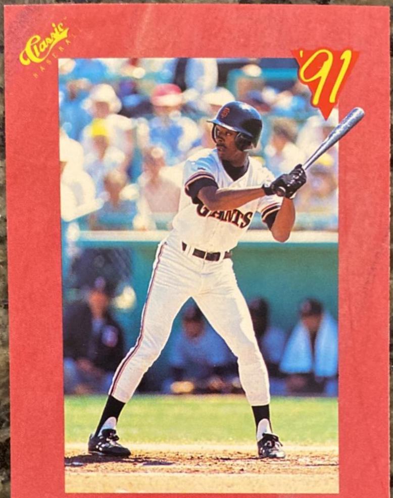 Willie McGee #T76 Baseball Cards 1991 Classic