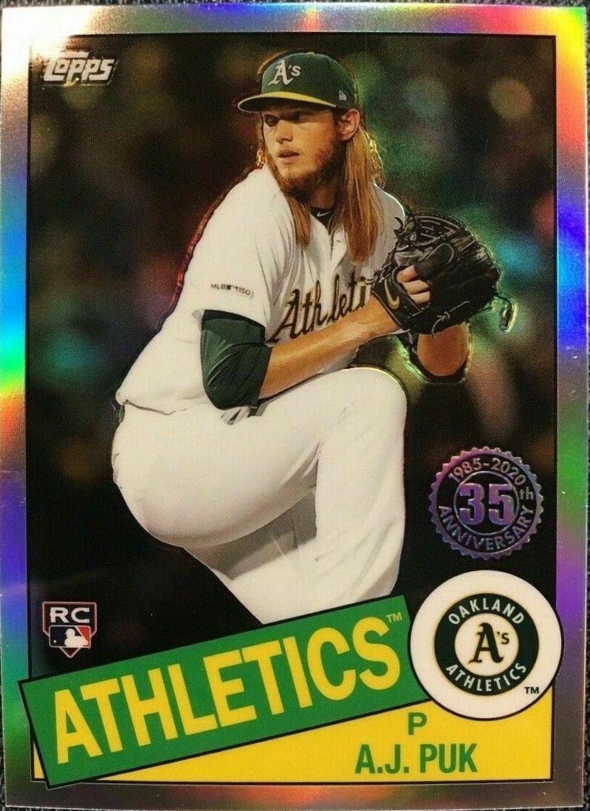A.J. Puk #85TC-14 Baseball Cards 2020 Topps Chrome 1985