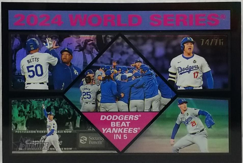 Los Angeles Dodgers [Black Chrome Variation] #462