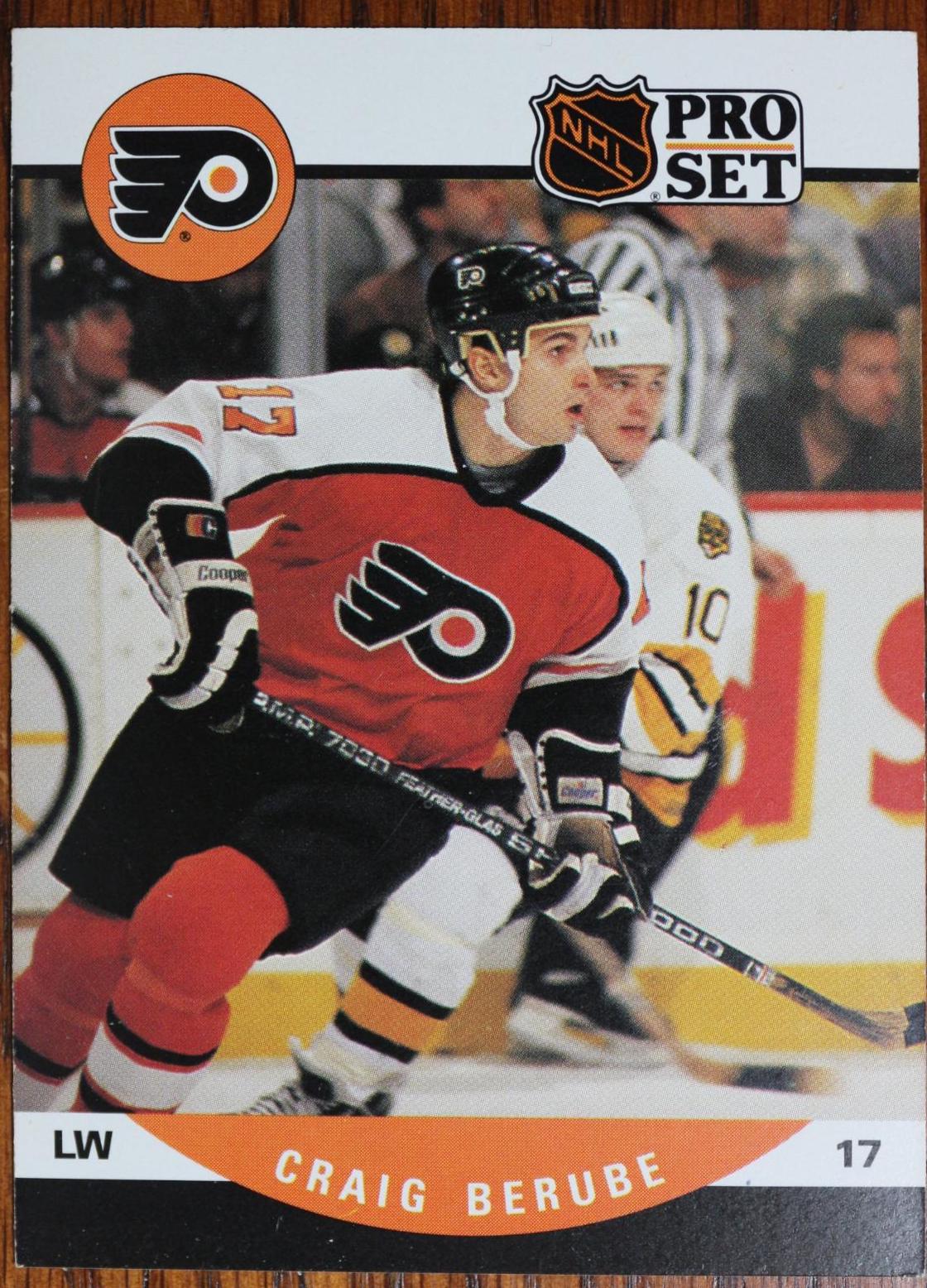 Craig Berube #498 Hockey Cards 1990 Pro Set