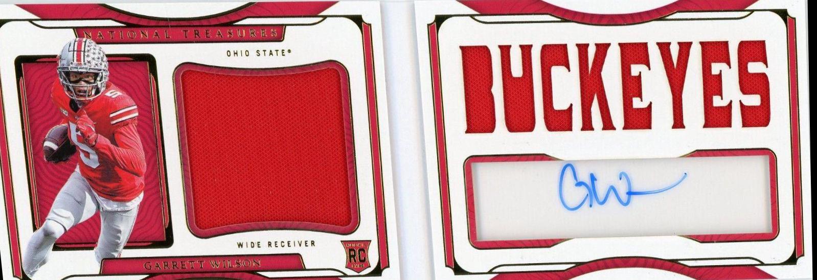 Garrett Wilson #71 2022 Panini National Treasures Collegiate Football