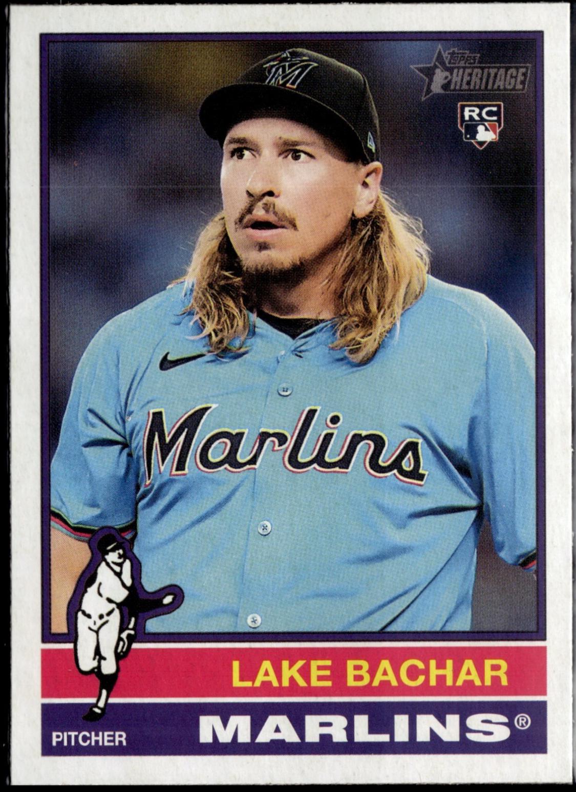 Lake Bachar #254 Baseball Cards 2025 Topps Heritage