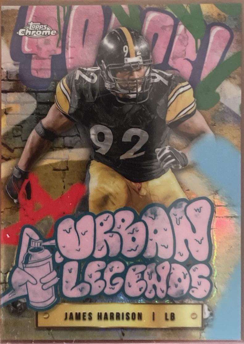 James Harrison #UL-16 Football Cards 2024 Topps Chrome Urban Legends
