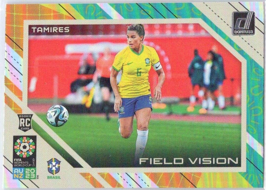 Tamires #2 Soccer Cards 2023 Donruss FIFA Women's World Cup Field Vision