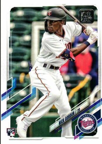 Nick Gordon #US12 Baseball Cards 2021 Topps Update