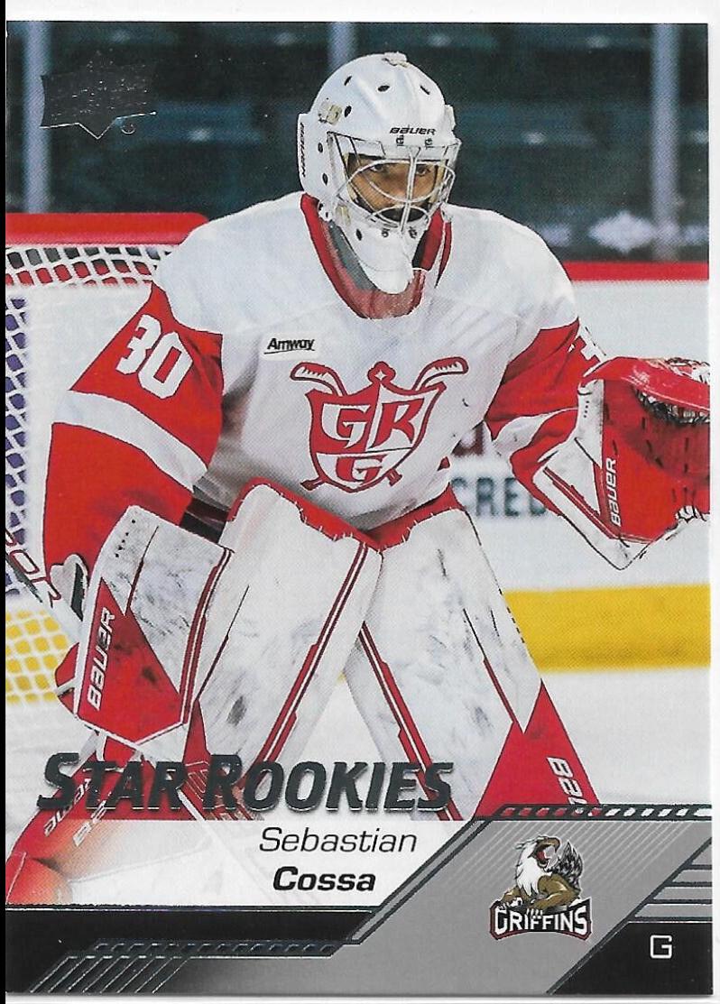 Sebastian Cossa #144 2022 Upper Deck Ahl Hockey