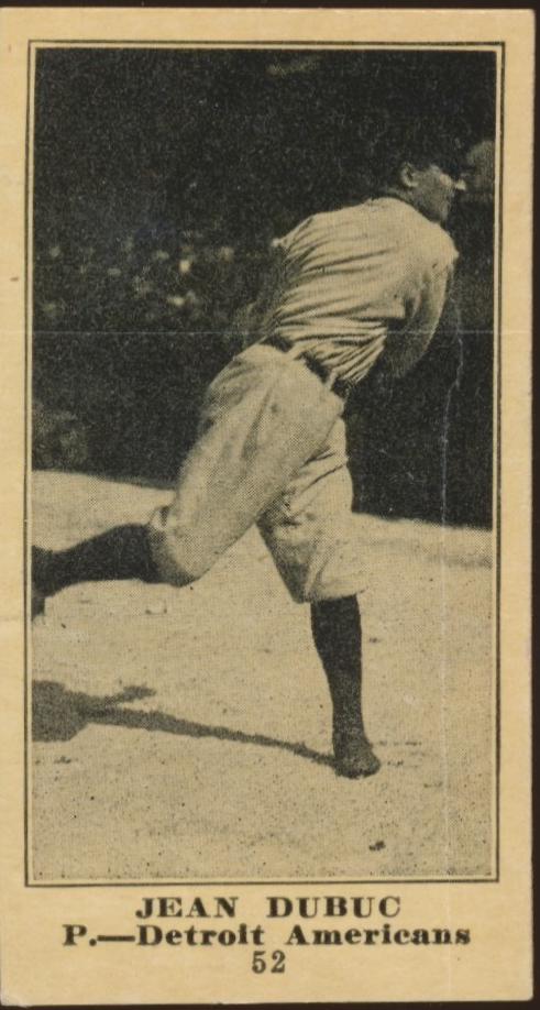1916 Jean Dubuc [Blank Back] #52