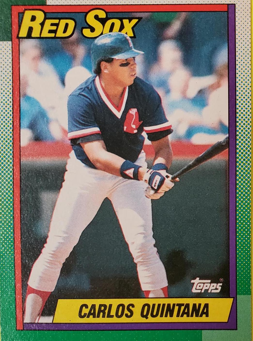 Carlos Quintana #18 Baseball Cards 1990 Topps Tiffany