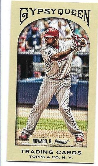 Ryan Howard #12 Baseball Cards 2011 Topps Gypsy Queen