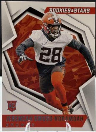 Jeremiah Owusu Koramoah #180 Football Cards 2021 Panini Rookies and Stars