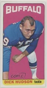 Dick Hudson #31 Football Cards 1965 Topps
