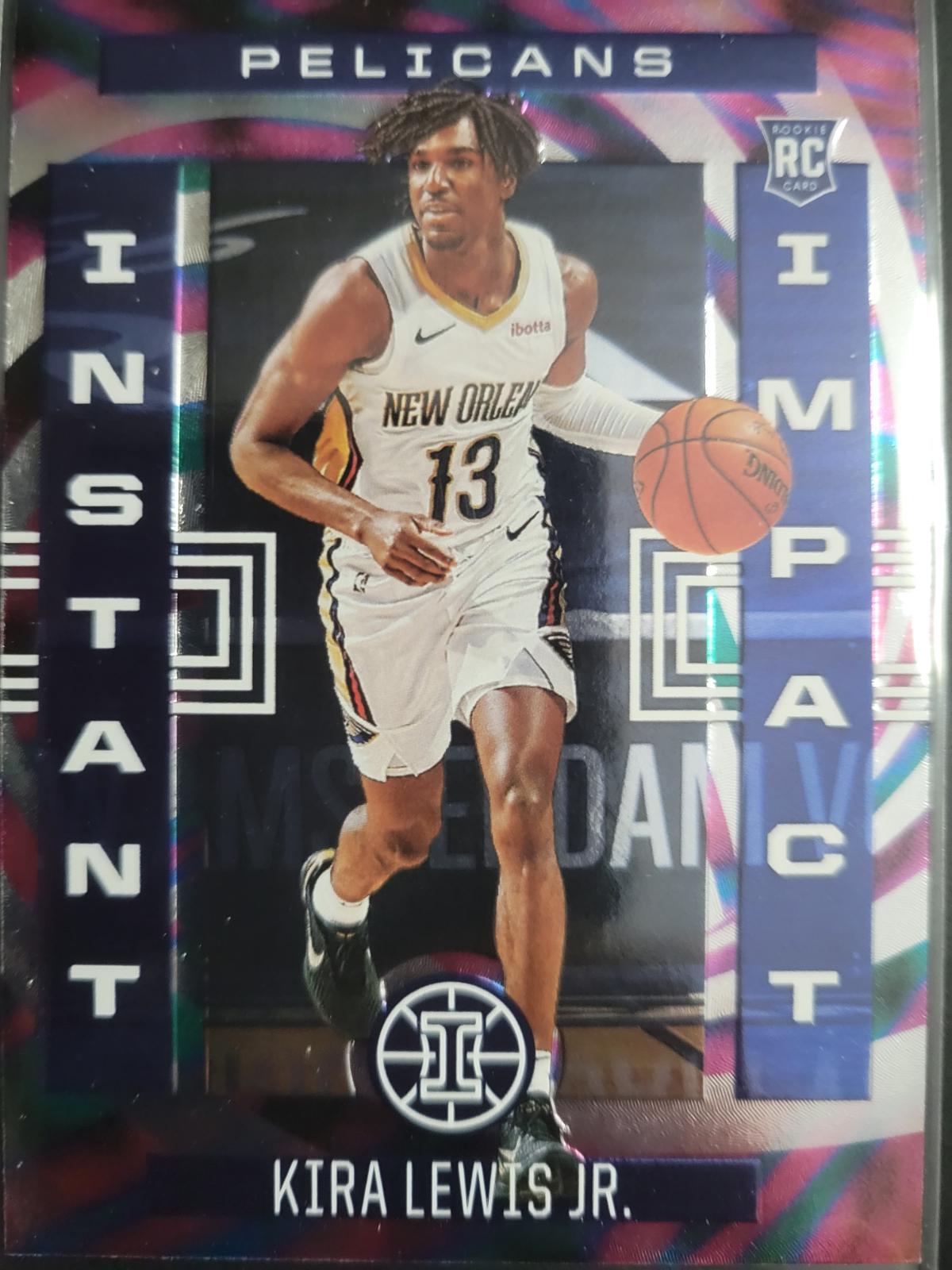 Kira Lewis Jr #10 Basketball Cards 2021 Panini Illusions Instant Impact