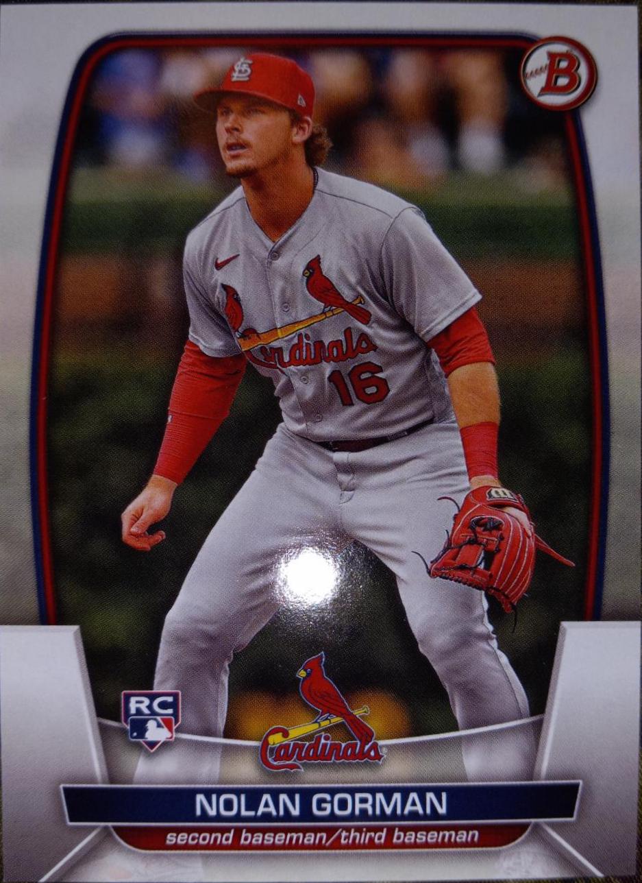 Nolan Gorman #6 Baseball Cards 2023 Bowman