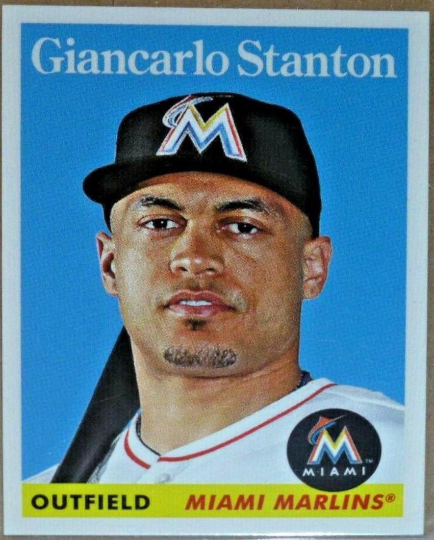 Giancarlo Stanton #8 Baseball Cards 2016 Topps Throwback Thursday