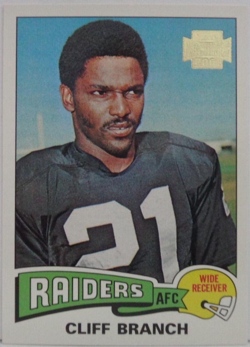 Cliff Branch #17 Football Cards 2001 Topps Archives