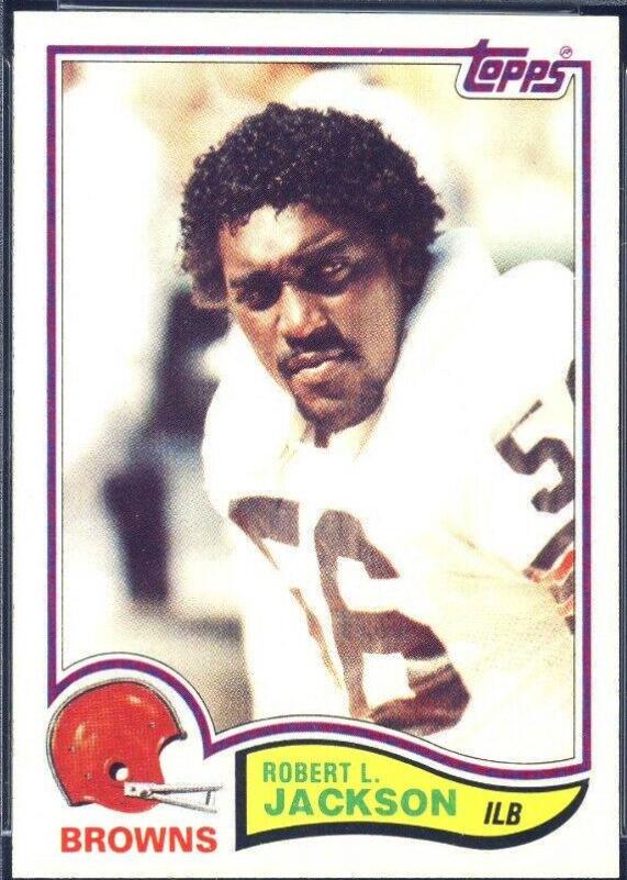 Robert L. Jackson #65 Football Cards 1982 Topps