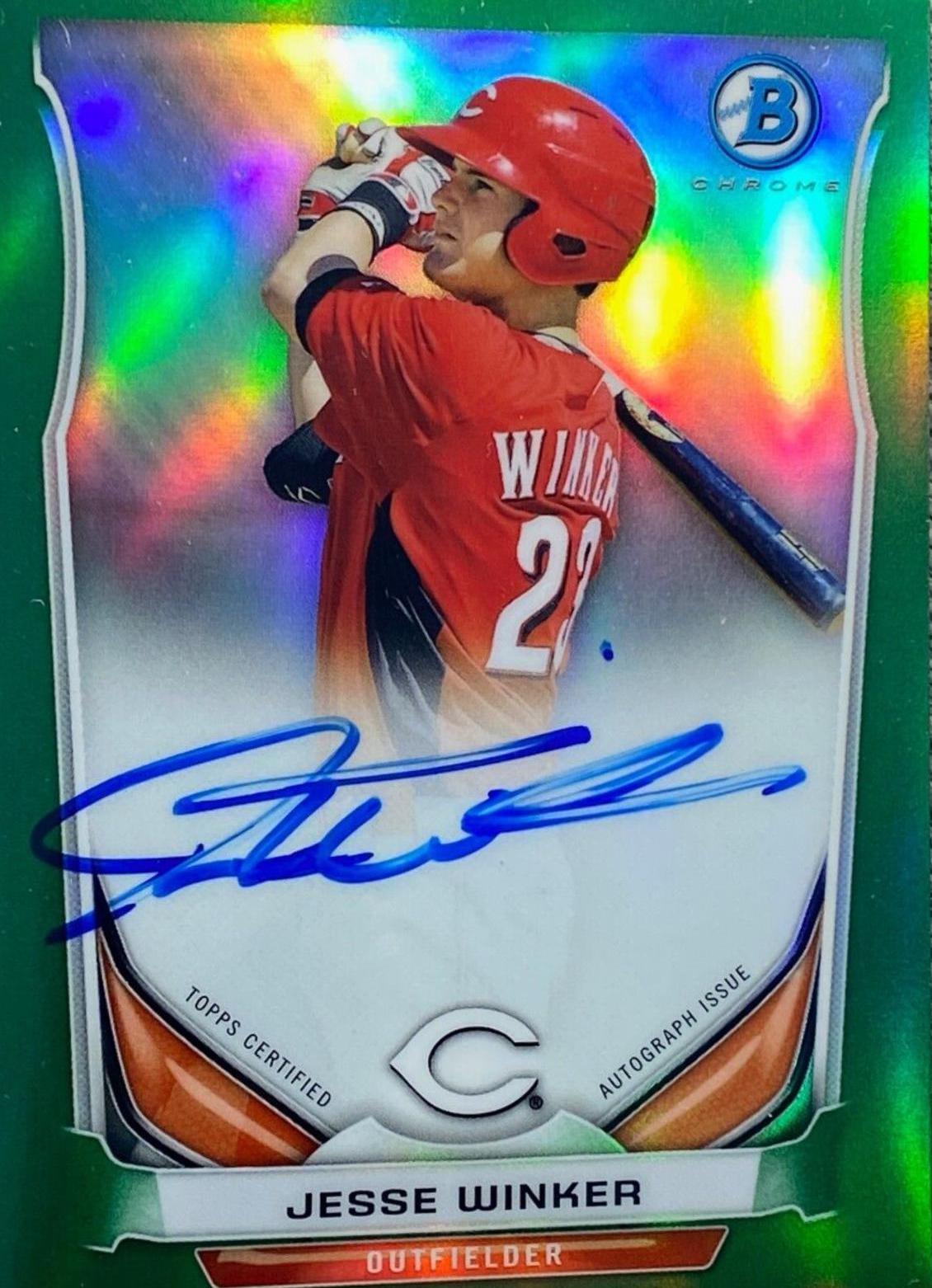 Jesse Winker [Chrome Green Refractor] #JW
