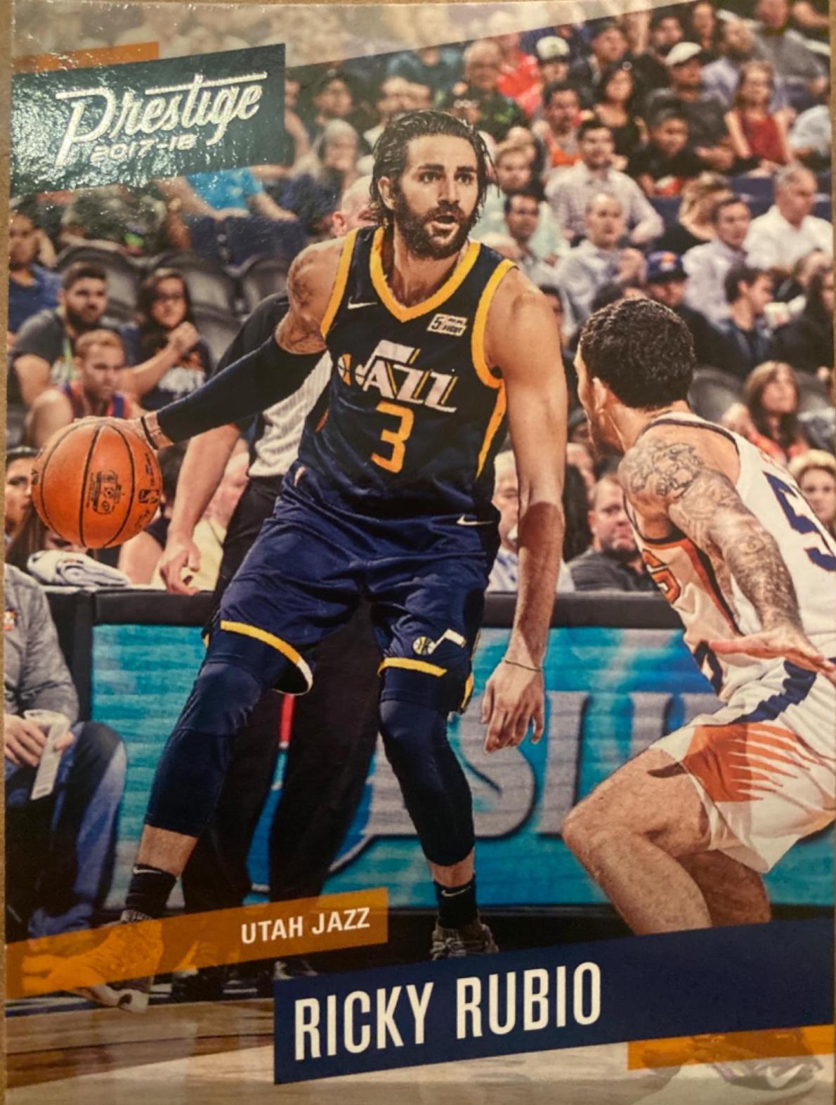 Ricky Rubio #52 Basketball Cards 2017 Panini Prestige