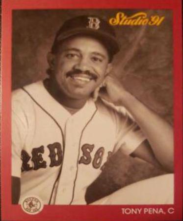 Tony Pena #17 Baseball Cards 1991 Studio