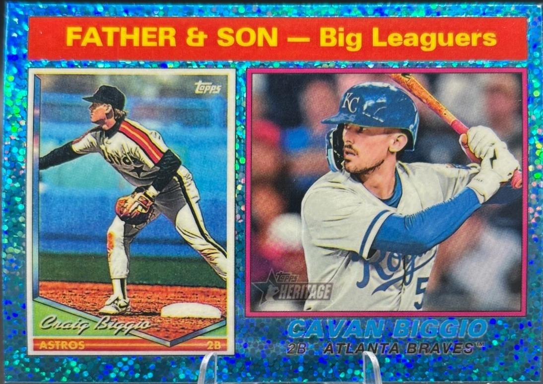 Cavan Biggio / Craig Biggio [Blue Sparkle Variation] #68