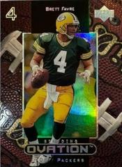 Brett Favre [Standing Ovation] #21 Football Cards 1999 Upper Deck Ovation Prices