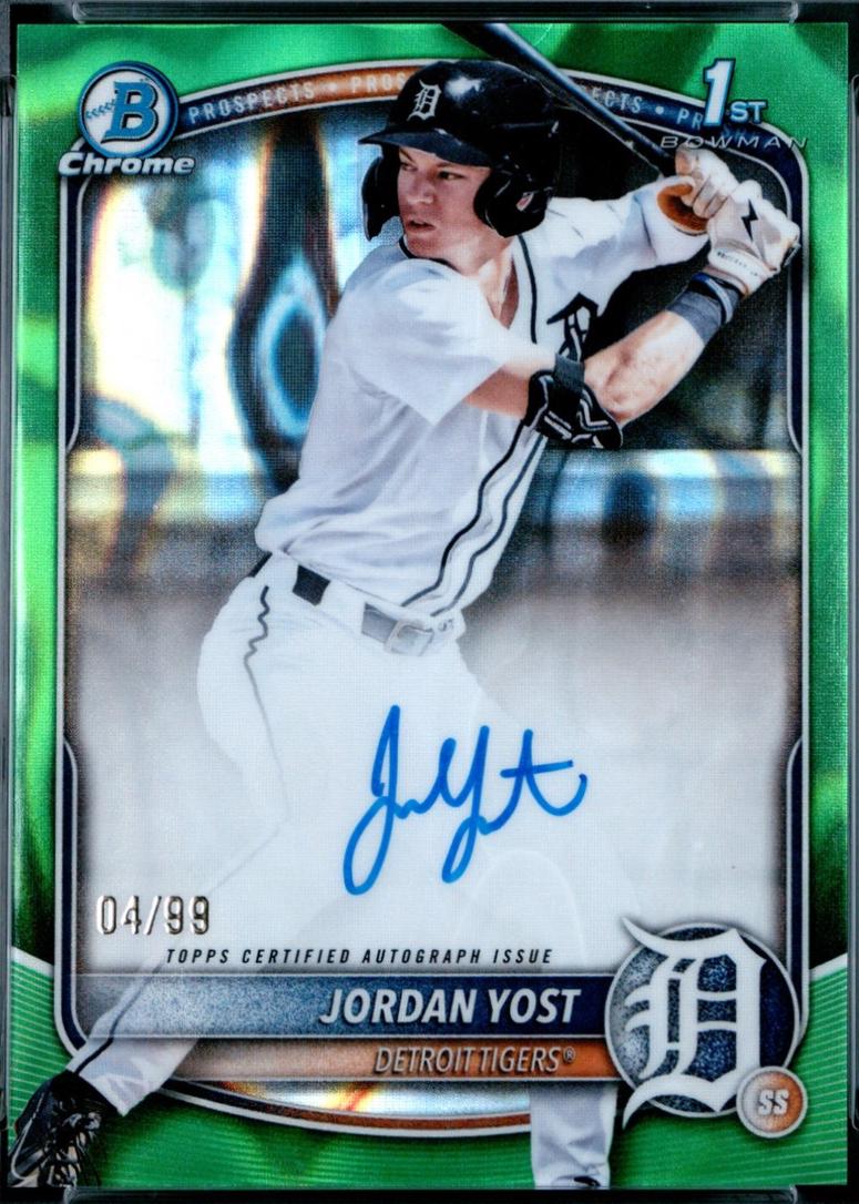 Jordan Yost [Green Lava Refractor] #CPA-JY