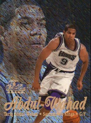 Tariq Abdul-Wahad Row 1 #41 Basketball Cards 1997 Flair Showcase
