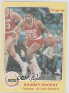 Rodney McCray #22 Basketball Cards 1985 Star