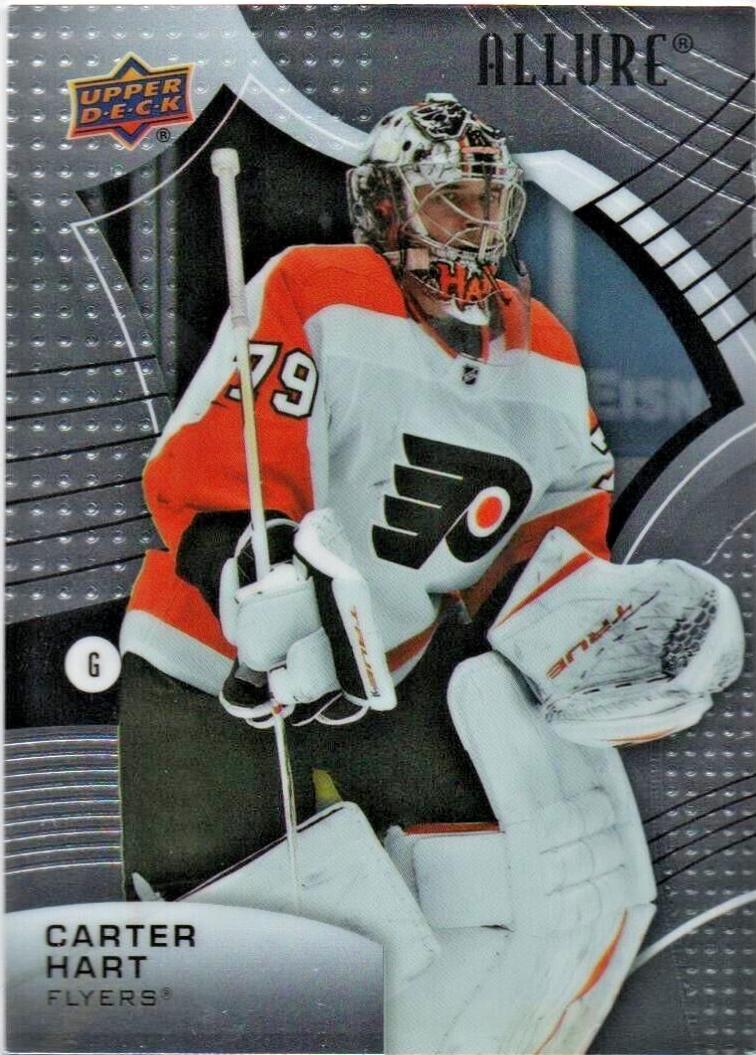 Carter Hart #58 2021-22 Upper Deck Allure Hockey