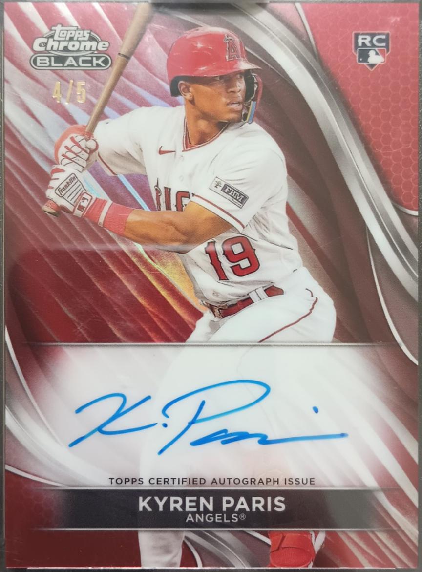 Kyren Paris [Red Refractor] #CBA-KP