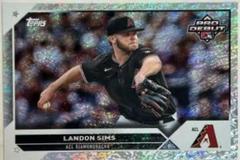 Landon Sims [Sparkle] #PD-100 Baseball Cards 2023 Topps Pro Debut Prices