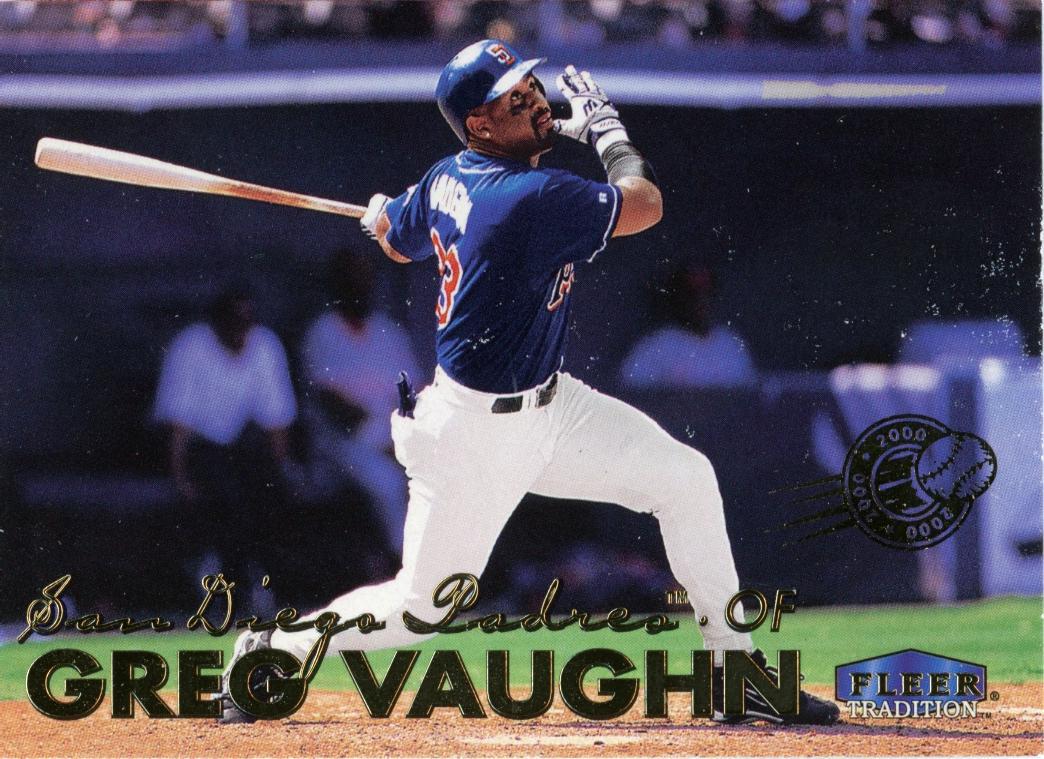 Greg Vaughn #48 Baseball Cards 1999 Fleer Tradition