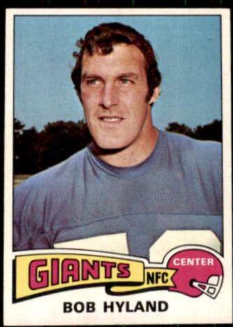 Bob Hyland #368 Football Cards 1975 Topps