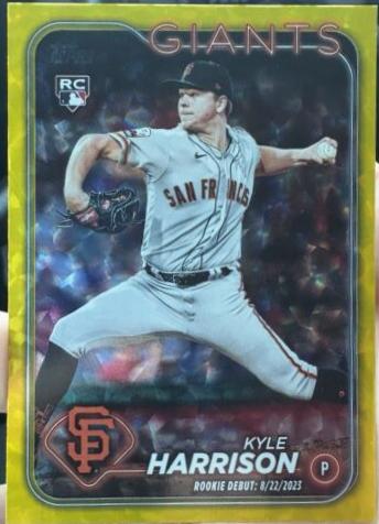 Kyle Harrison [Yellow Crackle Foilboard] #US83