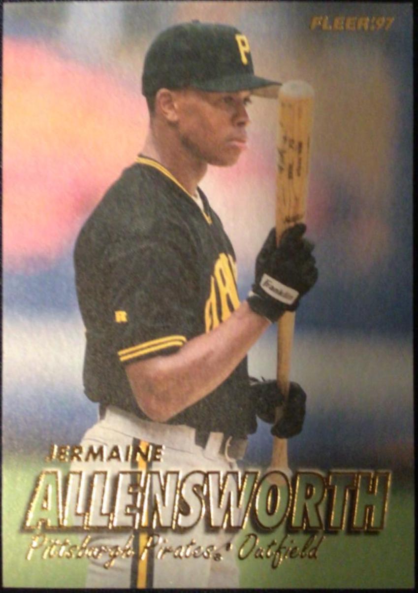 Jermaine Allensworth #423 Baseball Cards 1997 Fleer