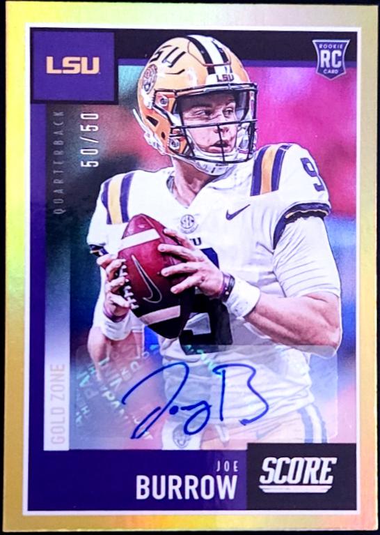 Joe Burrow [Signature Gold Zone] #360