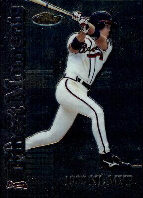 Chipper Jones #FM1 Baseball Cards 2000 Finest Moments