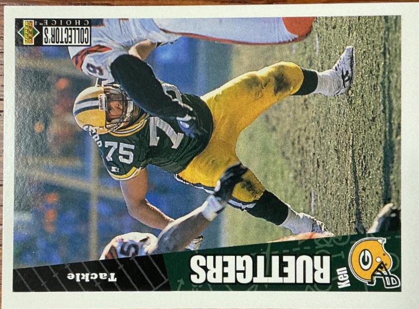 Ken Ruettgers #GB28 Football Cards 1996 Collector's Choice Packers Team Set
