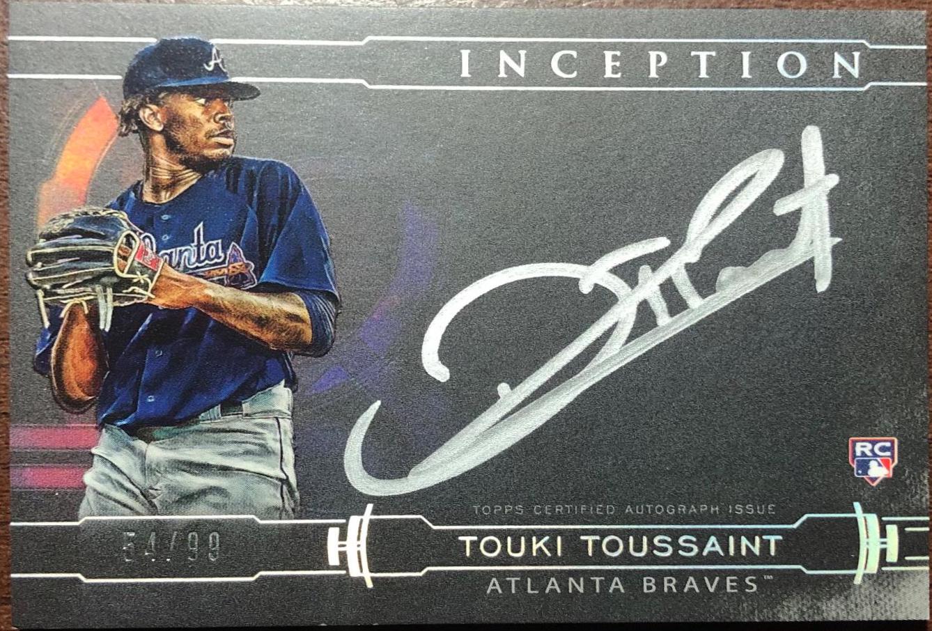 Touki Toussaint #SS-TT Baseball Cards 2019 Topps Inception Silver Signings