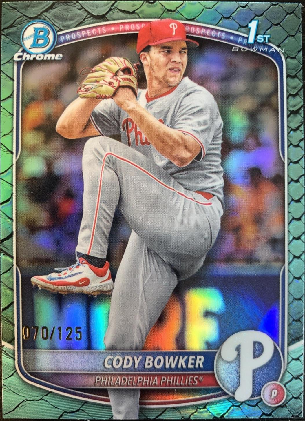 Cody Bowker [Aqua Reptilian Refractor] #BDC-140