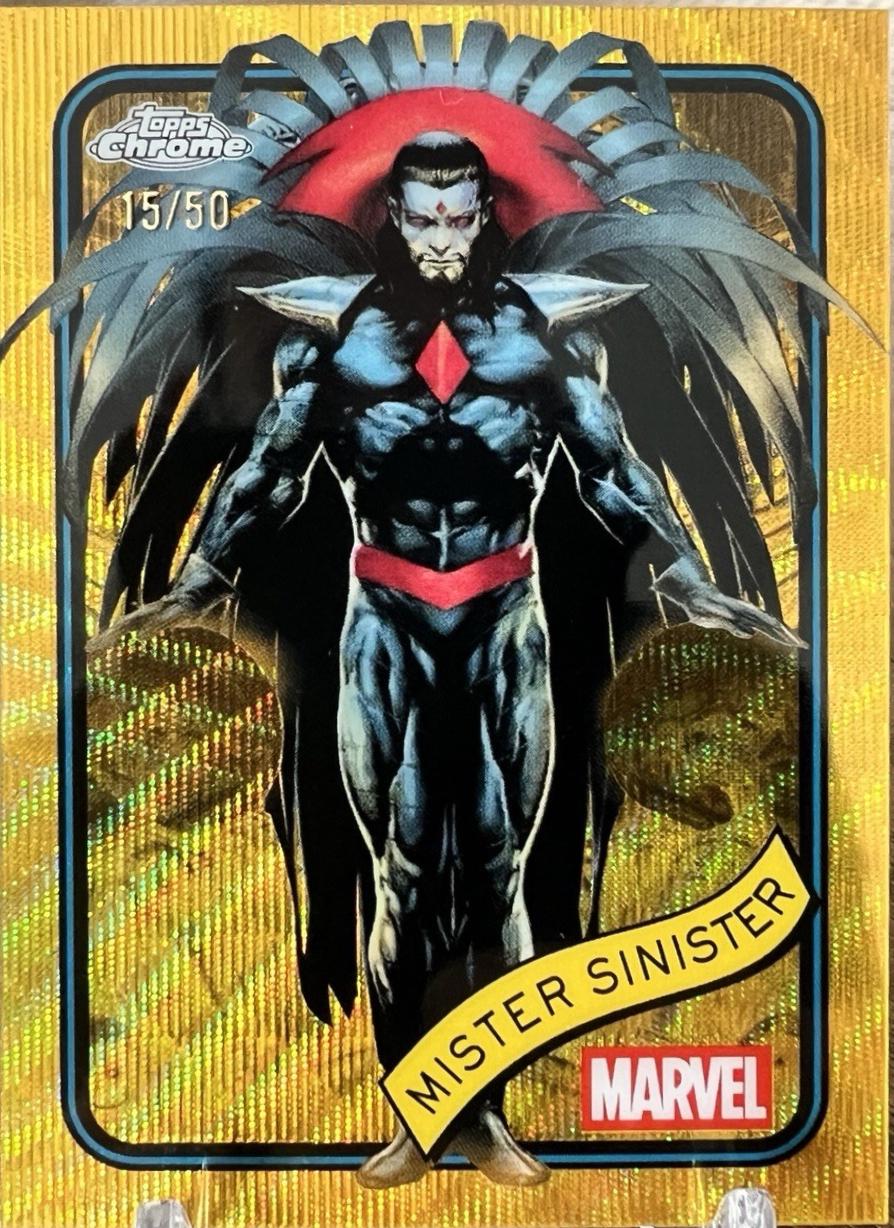 Mister Sinister Gold Wave Refractor