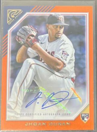 Jhoan Duran [Orange] #RA-JHO