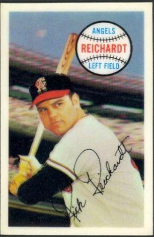 Rick Reichardt #18 Baseball Cards 1970 Kellogg's