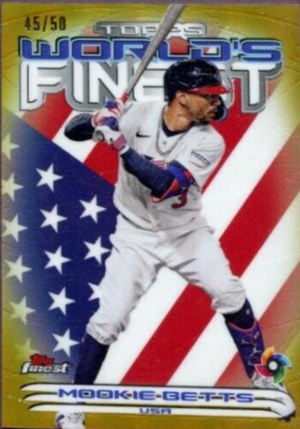 PSA9 Mookie Betts 25シリ 2023 TOPPS WBC 2023 Topps Series 1 Mookie