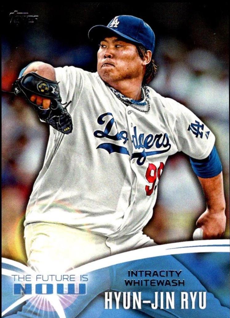 Hyun-Jin-Ryu #FN16 2014 Topps Update The Future Is Now Baseball