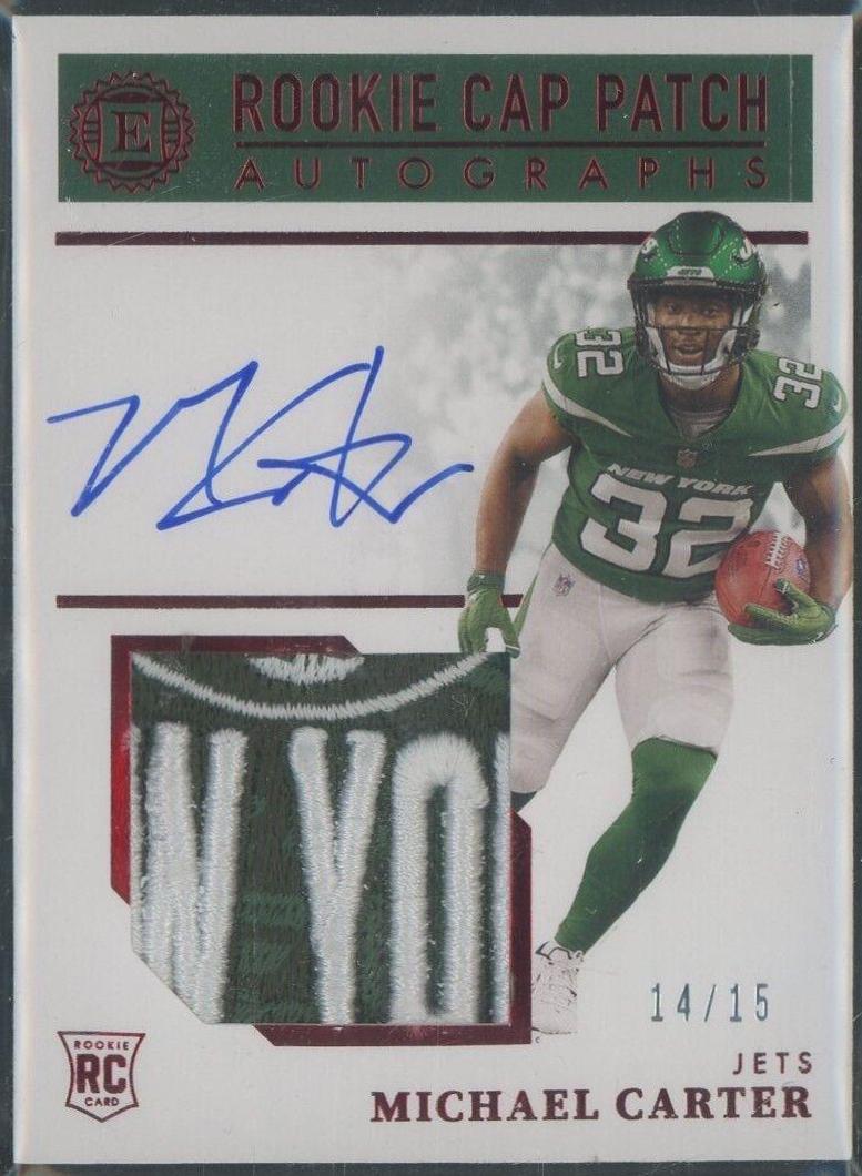 Michael Carter [Cap Patch Autograph Ruby] #138